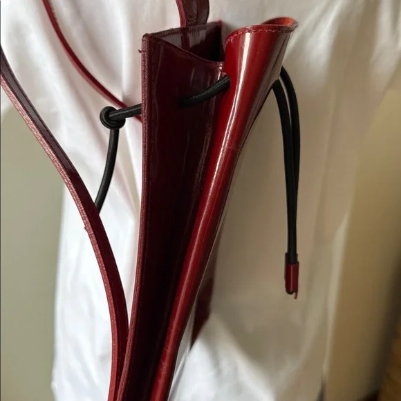 Furla Red Patent Leather Bag - Picture 6 of 9